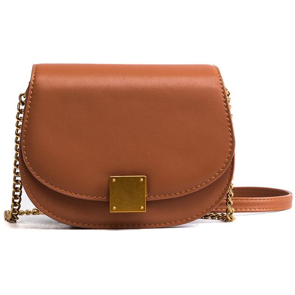 

saddle bag leather chain shoulder crossbody bag leather coin purse kid girl fashion bags ing