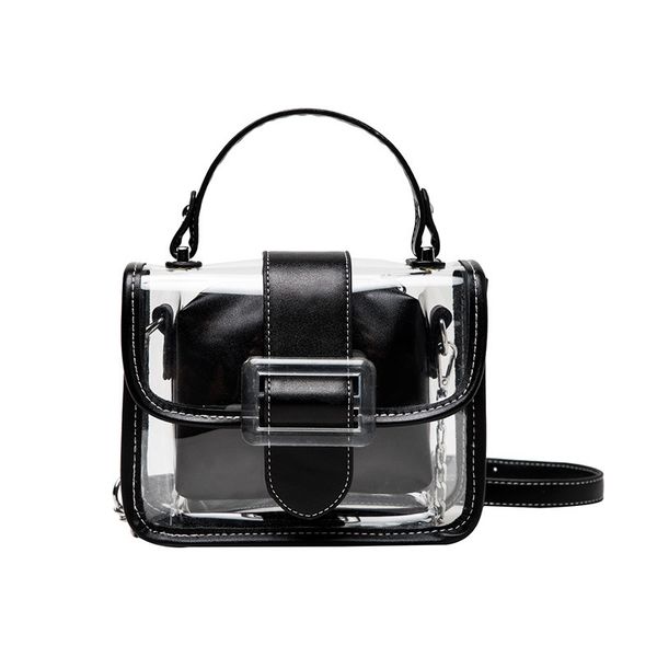 

woman handbag 2020 summer pvc transparent jelly bag new son-mother combination bag fashion wild chain shoulder messenger