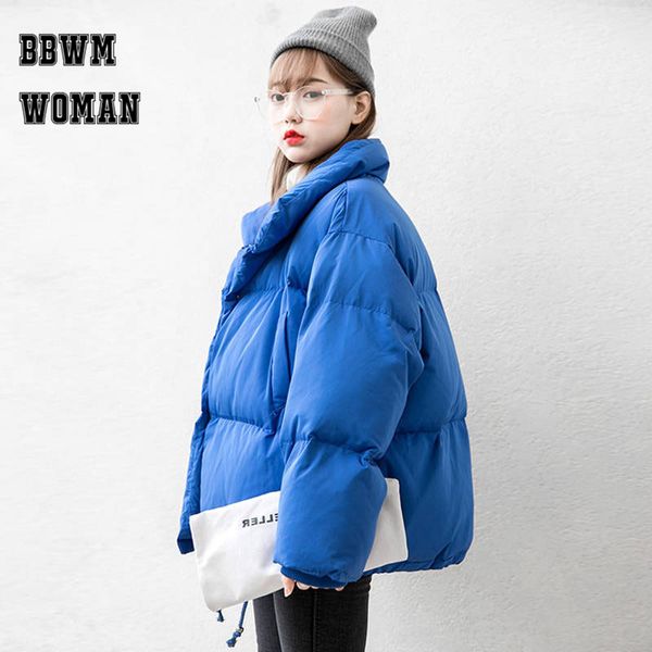

2019 5 colors can choose women parkas bread style female coat, Black