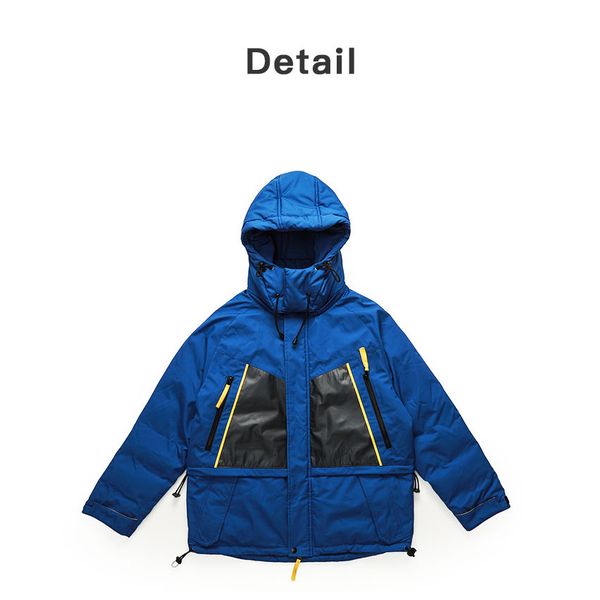 

mens designer down coat luxuy letter mens outdoor thick jackets fashion active womens winter hooded clothes with pockets sell 2019, Black