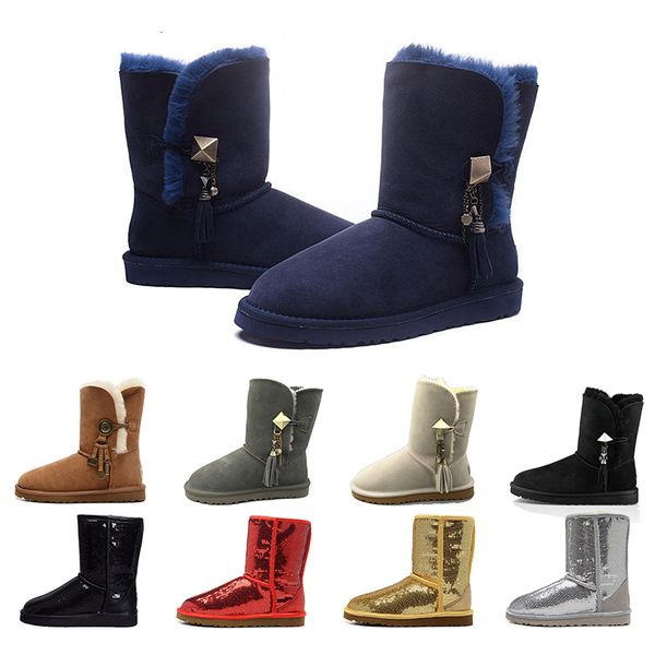 

discount women boots glitter sequin wgg designer womens sparkles australia classic winter snow boot bling button size 36-41 online sale