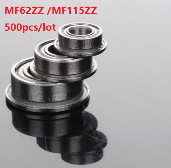 500 teile/los MF62ZZ/MF115ZZ MF62Z/MF115Z MF62/115 ZZ Z flansch tiefe nut Kugellager Miniatur