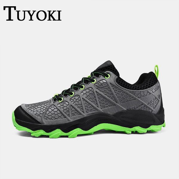 

tuyoki fashion simple outdoor daily hiking shoes men cross strap lightweight shoes climbing comfortable sneakers size 39-45