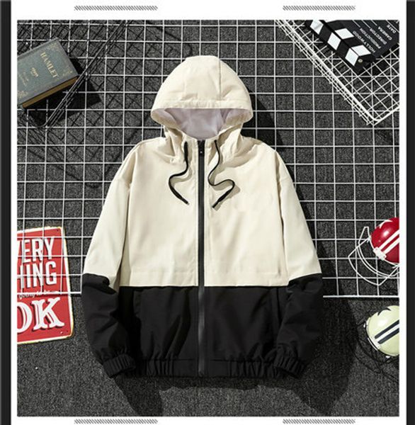 

2020 new spring autumn fall brand mens woemens jackets fashion casual long sleeve blouse s-2xl 2 color jackets qsl198297, Black