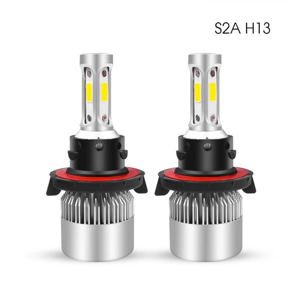 

2pc 6500k h4 led h7 h11 h8 hb4 h1 h3 hb3 auto s2 car led headlight bulbs 72w 8000lm car styling all in one combo beam fog lamp