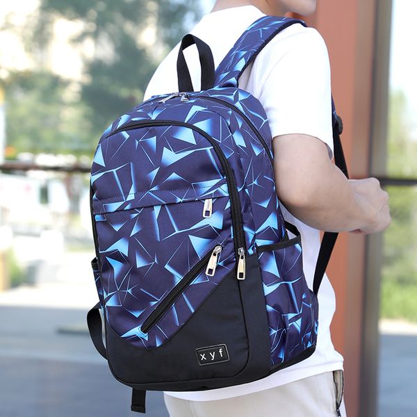 

men backpack casual outdoor computer travel pack college boys schoolbag trends comfortable practical large capacity backpacks