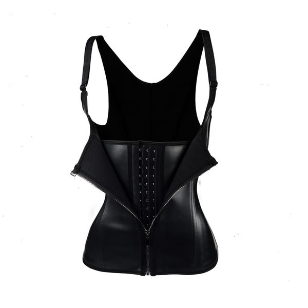 

waist trainer shapers body latex waist cincher trainer shaper fast weight loss girdle slimming belt corset modeling strap, Black;white