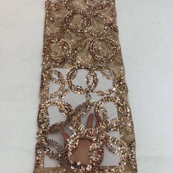 

sequins luxury nigeria african wedding lace embroidered mesh lace sequin french tulle lace fabric for wedding x2117, Black;white