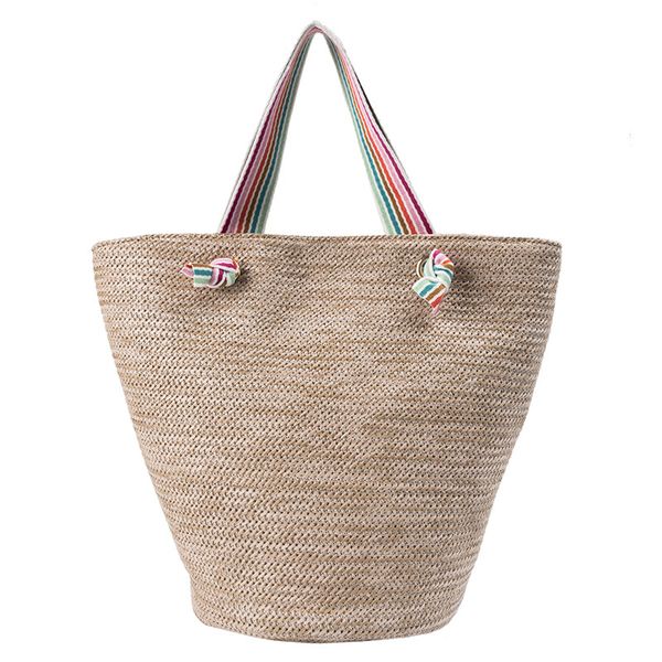 

2020 bucket bag ladies messenger bag straw shoulder bags for women female travel handbags totes