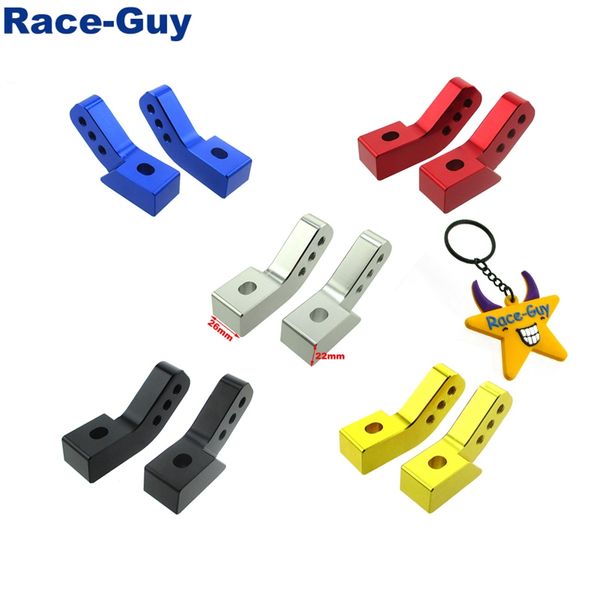 

cnc алюминиевого регулируемого footpeg extender riser кронштейн для pit dirt bike motard