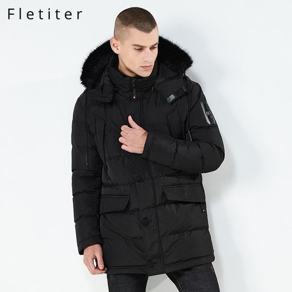 

fletiter марка мужчины с капюшоном ветровки нового способа mens качества вскользь parka пальто мужской ветрозащитный winter ветровки верхняя, Tan;black
