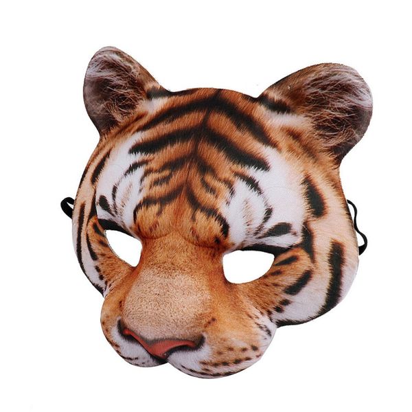 

halloween 3d tiger white tigers mask party cosplay masks horror tigers masque halloween party decoration accessories
