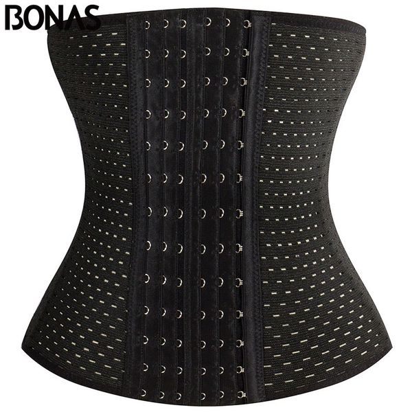 

shaper size hollow bonas big polyester slimming women corset waist trainer cinchers belt girls slim black shapewear solid body