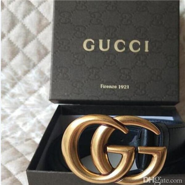 

Selling new men women black belt genuine leather bu ine belt pure color belt nake pattern buckle belt for gift eller gold