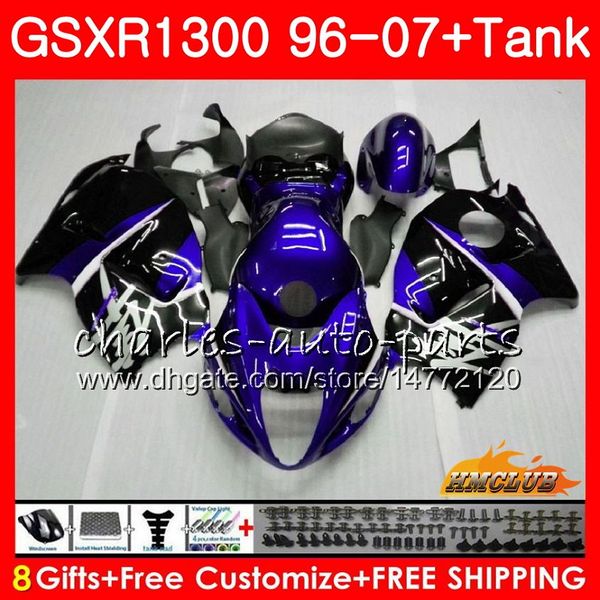 

kit for suzuki gsxr 1300 blue black 1996 2002 2003 2004 2005 2006 2007 24no.144 gsxr-1300 hayabusa gsxr1300 96 02 03 04 05 06 07 fairings