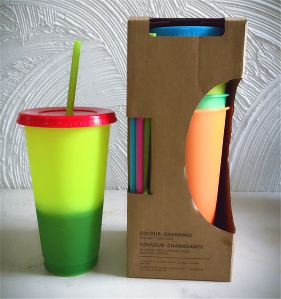 

wholesale price 700ml coffee cup mug ace changing color heat reactive tea milk cup magic mugs dhl shipping