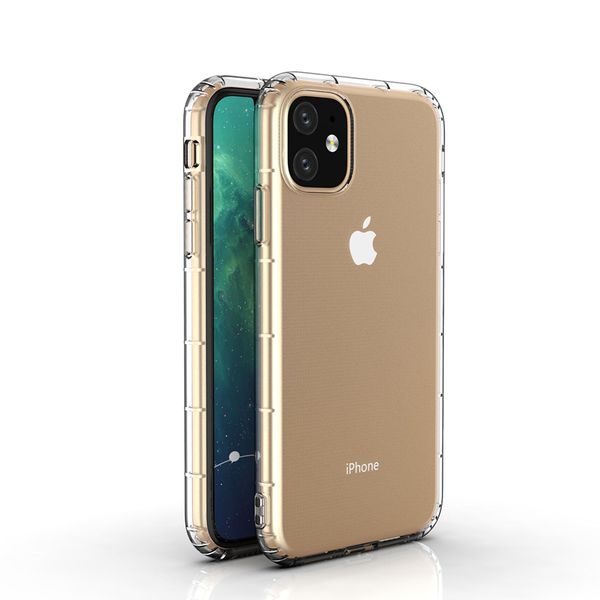 

perfect fit for 2019 new iphone 11 pro max x xs crystal gel airpillow case transparent soft tpu clear cases for samsung s10
