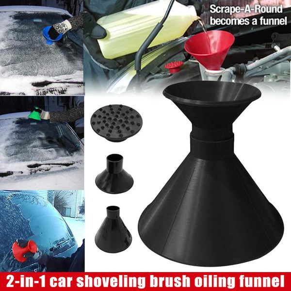 

ice scraper car windshield snow scraper kit cone-shaped funnel snow removal tools v-best