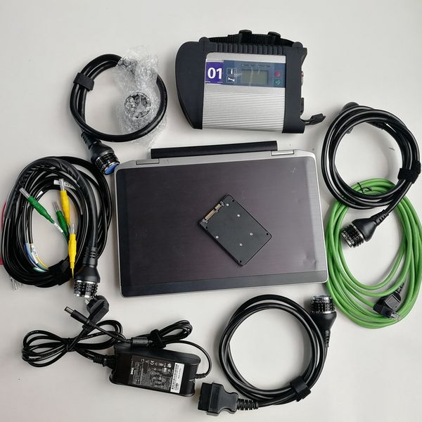 

mb star c4 sd compact auto diagnostic tool with v06.2023 x das vediamo hht dts in 480gb ssd and used lape6320 i5 4g