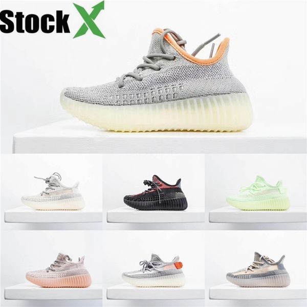 

kids luxury shoes 35o beluga running shoes kanye west zebra grey orange cream white black boys girls baby shoe sneakers#365
