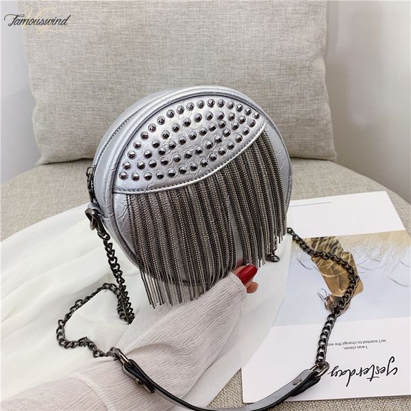 

2020 fashion simple round bag womens designer handbag pu leather single shoulder diagonal straddle bag qq425