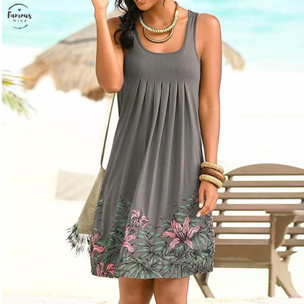 

women gray summer dress sleeveless evening party beach dress short beach dresses vestidos verano dresses women casual dresses new, Black;gray