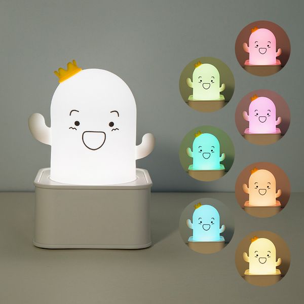 

remote control cactus night light silicon tap cactus light home christmas kids children gift home decor cartoon bedside night light