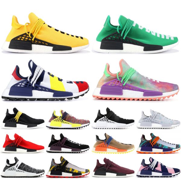 

nmd infinite species human race men running shoes pharrell williams yellow bbc species black womens trainers sport sneakers