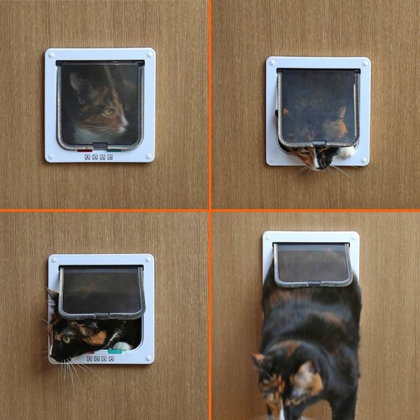 

dog door abs cat door pets supplies safety winter pets home
