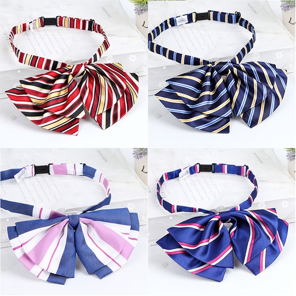 

collar professional bank l staff stewardess scarf work tooling shirt decorative hole-tie small bow tie womens, Black;gray