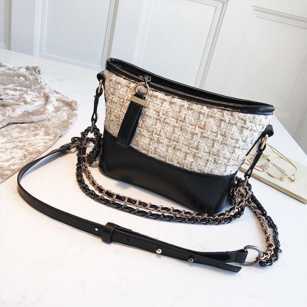 

women messenger bag women vintage woven small pack handbags fashion chain wandering bag shoulder crossbody handbag bags