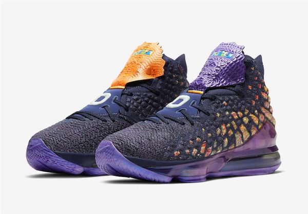 

xshfbcl 2020 release authentic lebron 17 monstars navy heather/black-multi-color cd5050-400 lebrons 17s men basketball shoes