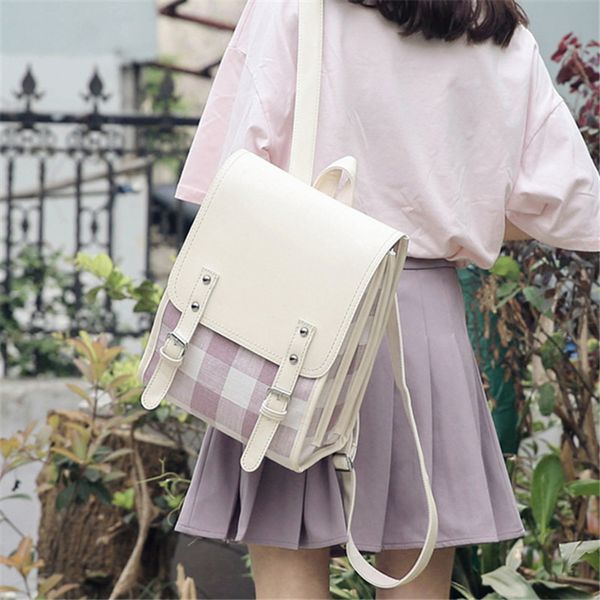 

women's backpack fashion backpack college style 2020new korean version ins student large capacity campus all-around bag