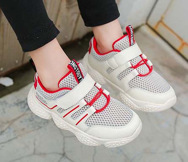 

classic sneaker chaussures enfants fashion smart triple kids shoes platform leather shoes air chaussures shoes011 px158, Black;red