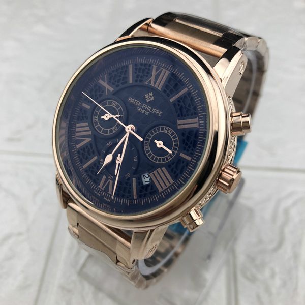 

New AAA Fashion Quartz Chronograph mens Watch waterproof Japan Movement Luxury brand Watches Stainless Steel Casual Wristwatches