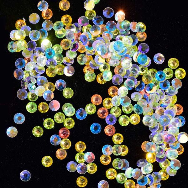 

1000pc/bag ab symphony resin flat bottom rhinestone 3d water-drop/oval flat-back ab colors rhinestones nail art decoration#zd064, Silver;gold