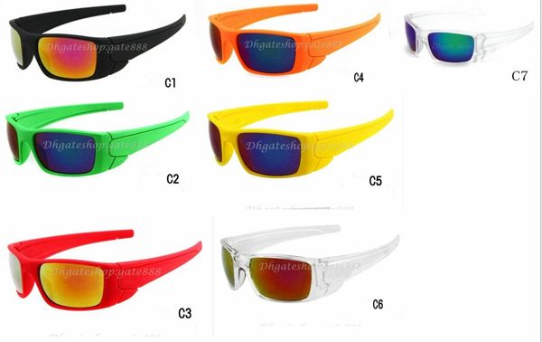 

brand new sunglasses for men's sunglass outdoor sport 10pcs/lot sunglasses google glasses mix color 7color, White;black