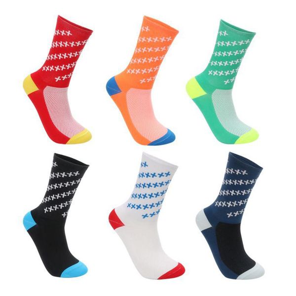 

men winter sports socks breathable wear-resistant bicycle riding cycling skiing sports socks size l (39-46, Black