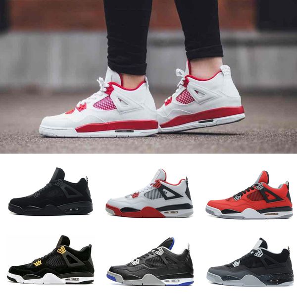 

Cheap 4 4s Tattoo black and white graffiti Cactus Jack Raptors Mens Basketball Shoes Travis Scotts Money Royalty Bred Fire Redsneakers