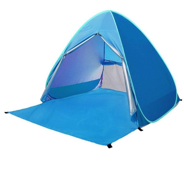 

3-4 people wild sleeping tent sunscreen uv50 outdoor beach camping tent folding automatic speed open