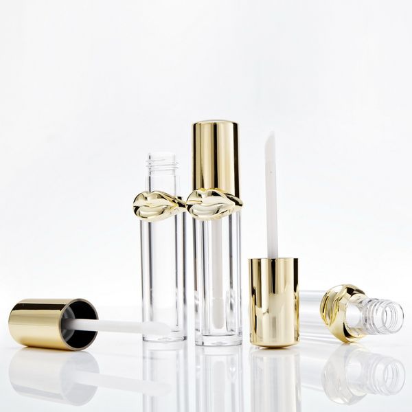 

6ml 10pcs elegant clear empty lip gloss bottle, diy plastic liquid lipstick tube, professional women beauty makeup tools