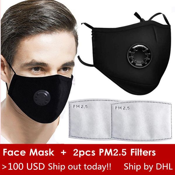 

face masks anti-dust smoke, outdoor, indoor adjustable reusable n95 mask protection with 2 disposable mask filter pad for pm2.5