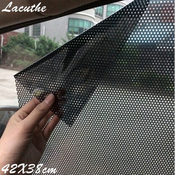 

2pcs/lot 42*38cm uv sticker car sunshade electrostatic stickers auto static film adsorption force sunshade stickers car styling