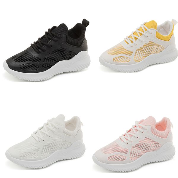

wholesale running shoes for women white black two yellow pink womens trainer sports shoes online sale size 35-40, White;red