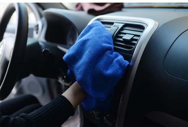 

car auto care microfiber window cleaning wash towel pad water absorption 60*40cm