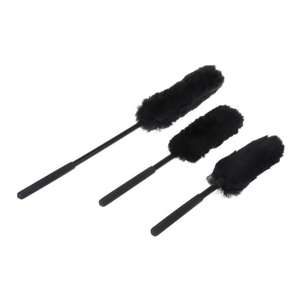 

3pcs wheel woolies car alloy cleaning brushes non-scratch maison & white cleaning brushes