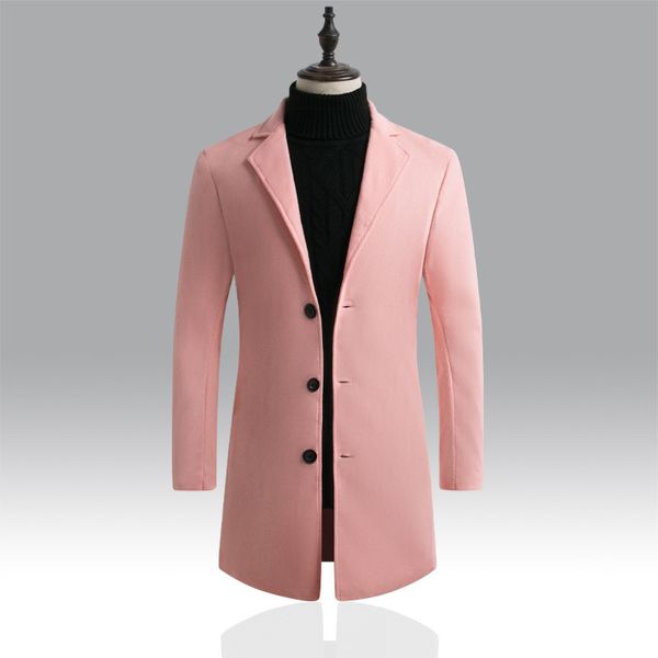 

new winter 2020 jackets windbreaker coat men autumn winter warm outwear brand slim mens coats casual jackets male coat, Black