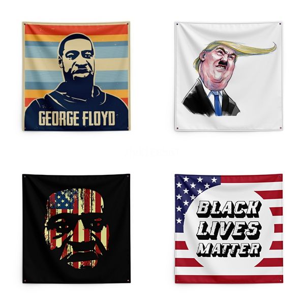 

its 2020 and i have a dream george floyd printing tapestry black lives matter household wall banner 150*150cm #qa28153