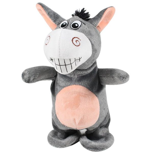 

electronic interactive toy cute electric voice recording donkey moving talking and walking donkey toy birthday gift for kids