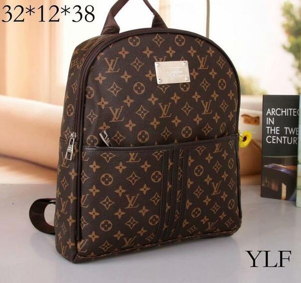 

Genuine Leather High Quality 3 size 2019 Brand men women's Backpack famous Backpack Designer lady backpacks Bags Women Men back pack